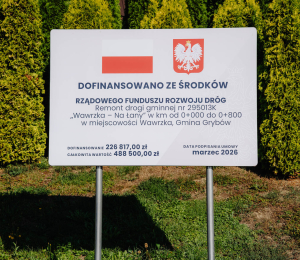 800 metrów nowej nawierzchni w Wawrzce. Droga „Wawrzka - Na Łany” gotowa!