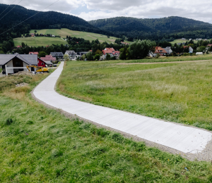 2 kilometry nowych dróg betonowych w Gminie Grybów
