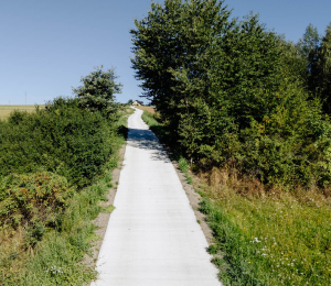 2 kilometry nowych dróg betonowych w Gminie Grybów
