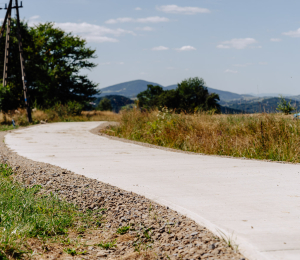 2 kilometry nowych dróg betonowych w Gminie Grybów