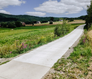 2 kilometry nowych dróg betonowych w Gminie Grybów