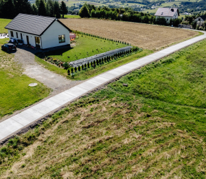 2 kilometry nowych dróg betonowych w Gminie Grybów