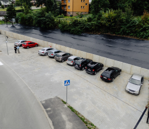 Zakończyliśmy utwardzenie placu przy budynku komunalnym w Siołkowej