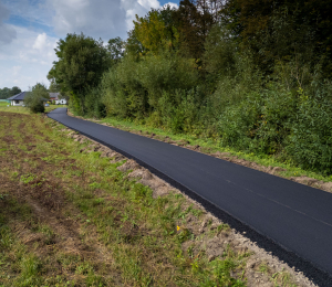 3,5 km nowych nawierzchni bitumicznych w Gminie Grybów