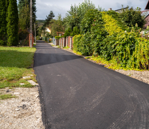 3,5 km nowych nawierzchni bitumicznych w Gminie Grybów